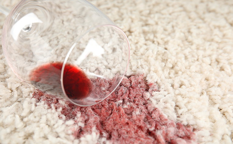 Red Wine Spill Carpet